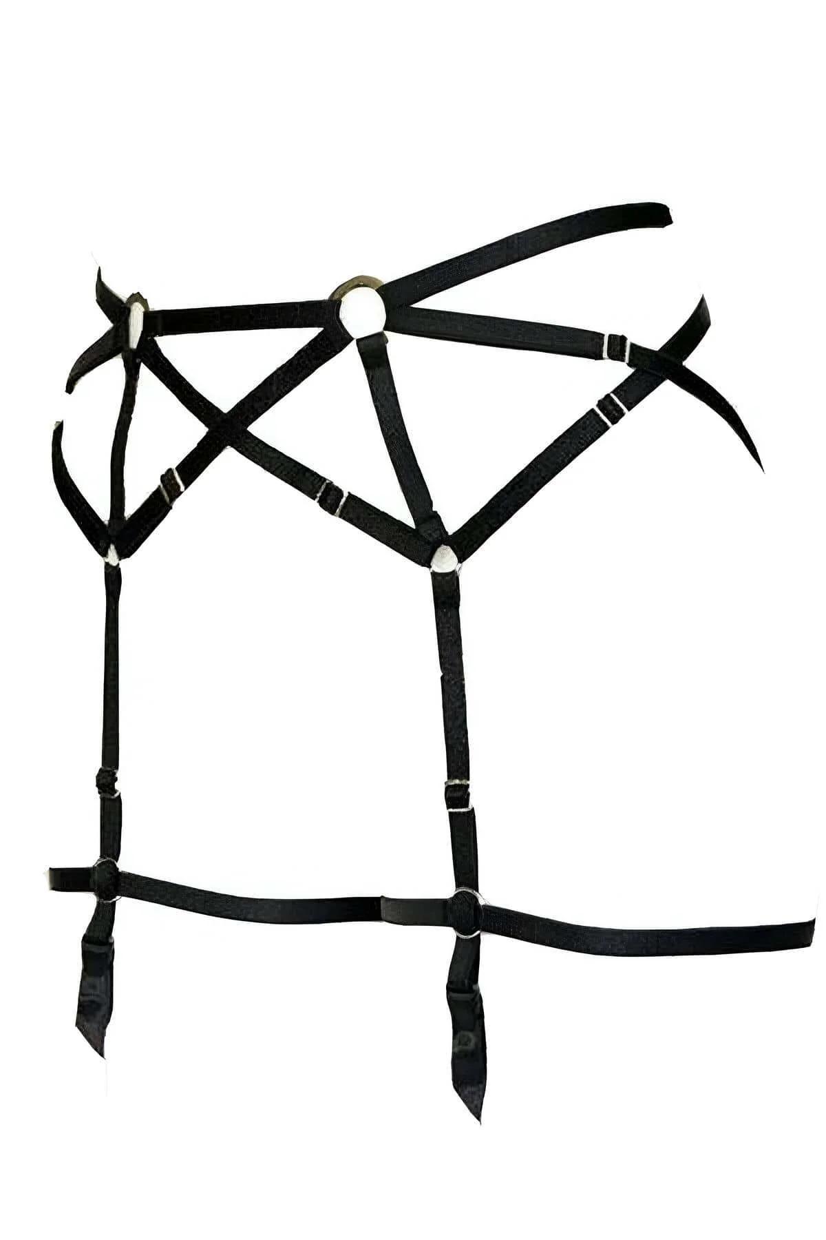 Köprü Detaylı Seksi Jartiyer Harness