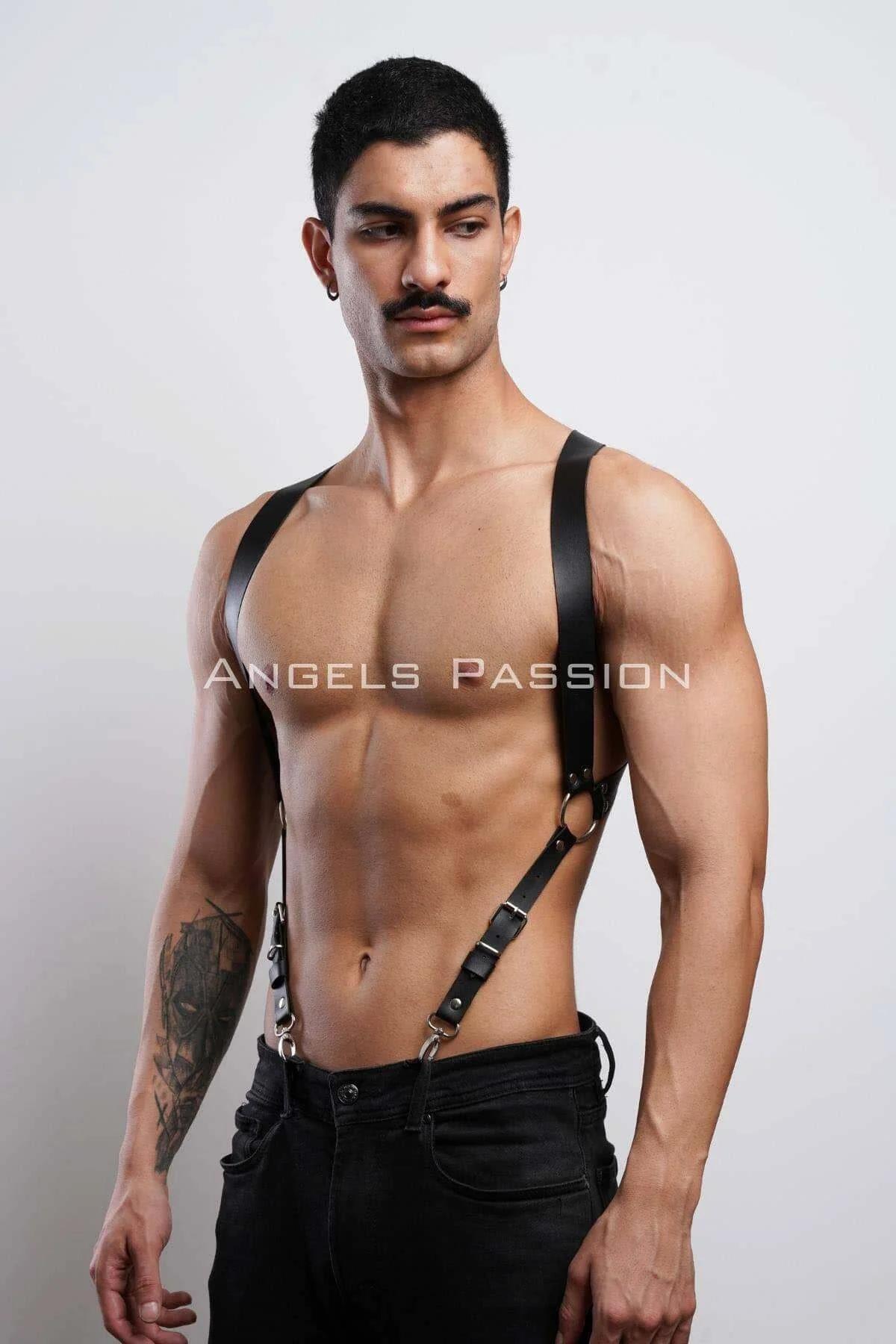 Erkek Göğüs Harness, Erkek Pantolon Kemer, Deri Erkek Kemer