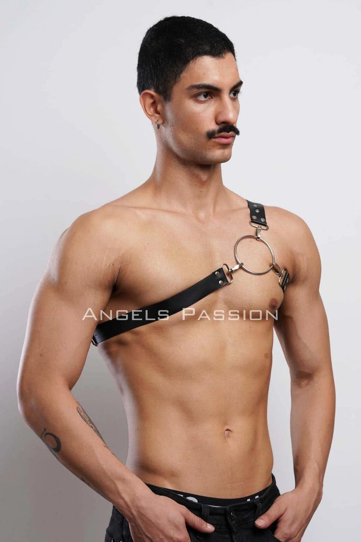 Tek Omuz Erkek Harness, Fantazi Erkek Dış Giyim - APFTM177