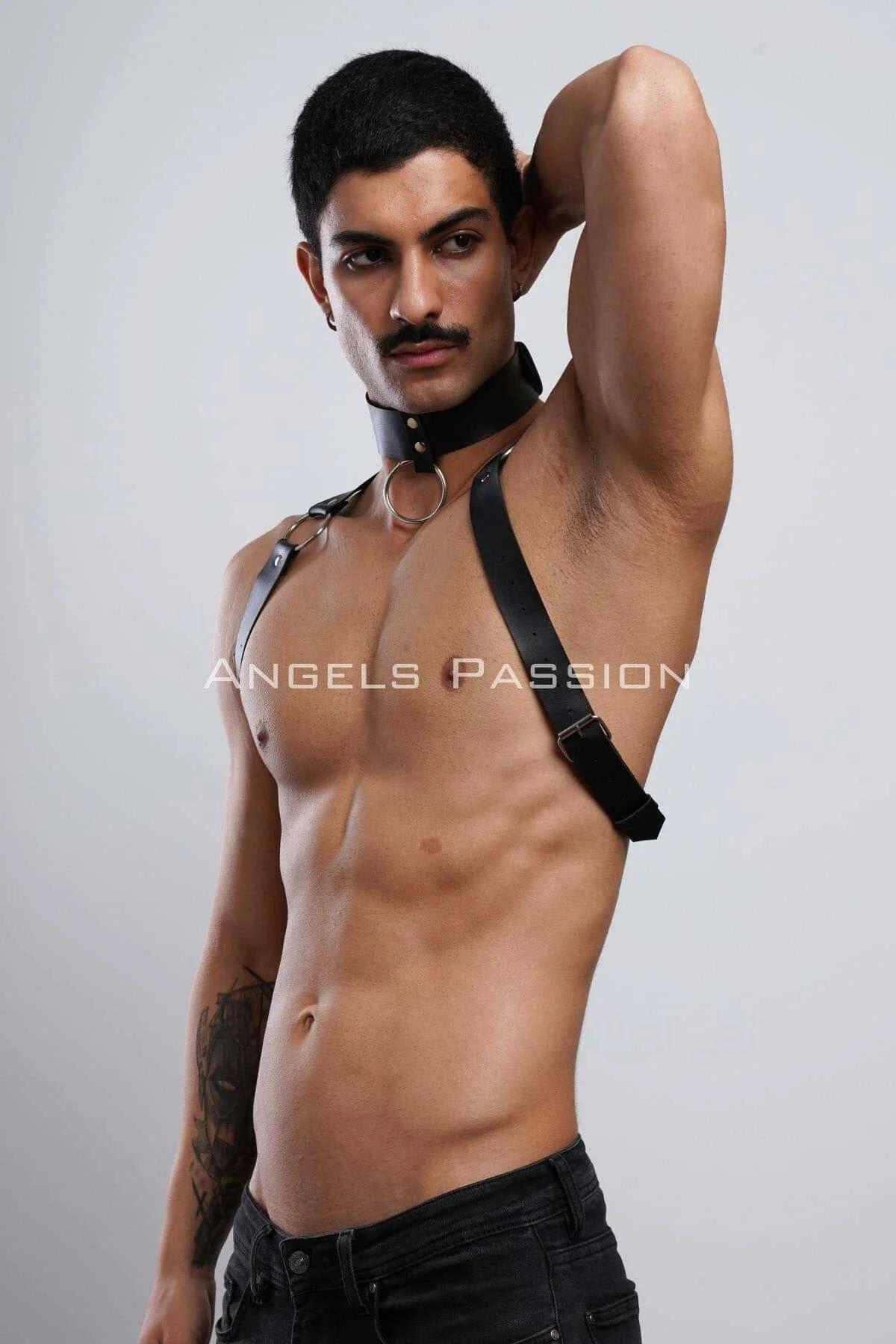Erkek Choker ve Göğüs Harness, Erkek Parti Giyim
