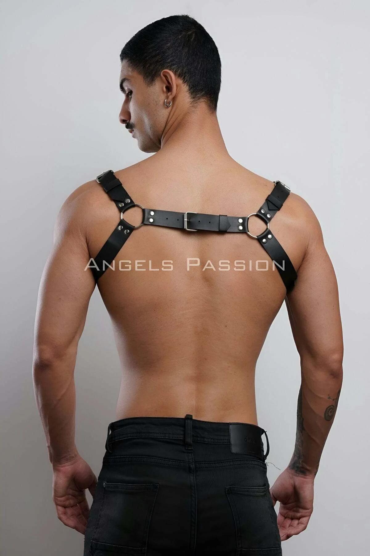 Erkek Göğüs Harness, Fantazi Giyim Deri Harness