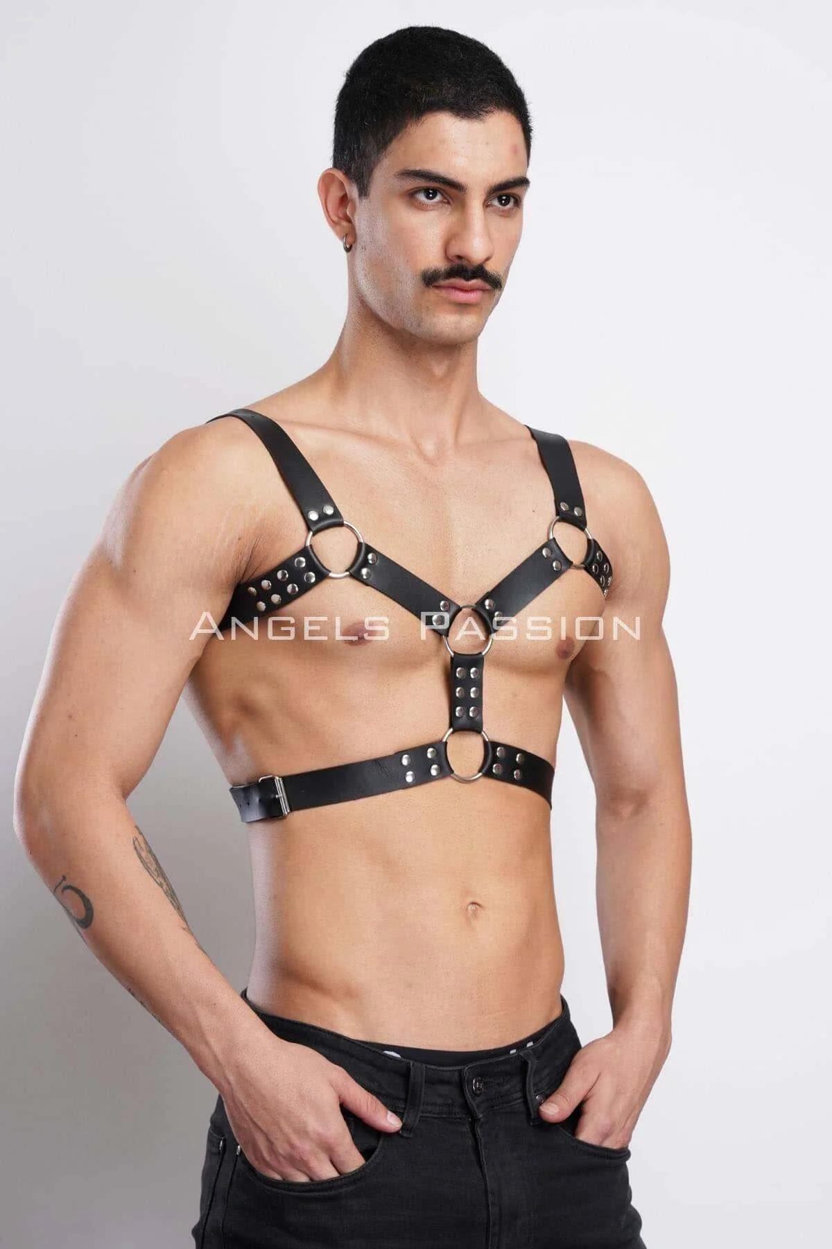 Erkek Deri Göğüs Harness, Erkek Parti Akseuar, Partywear