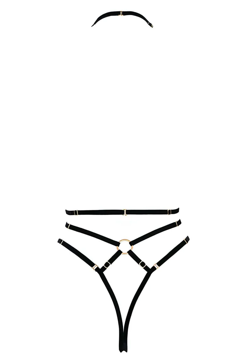 Siyah Body Harness Ö