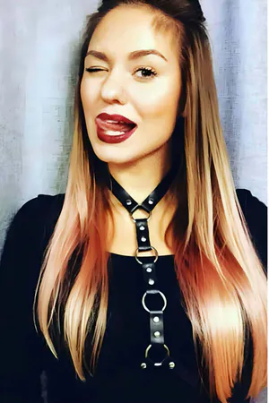 Siyah Faux Leather Göğüs Harness Kadın Ayarlanabilir O-Ring