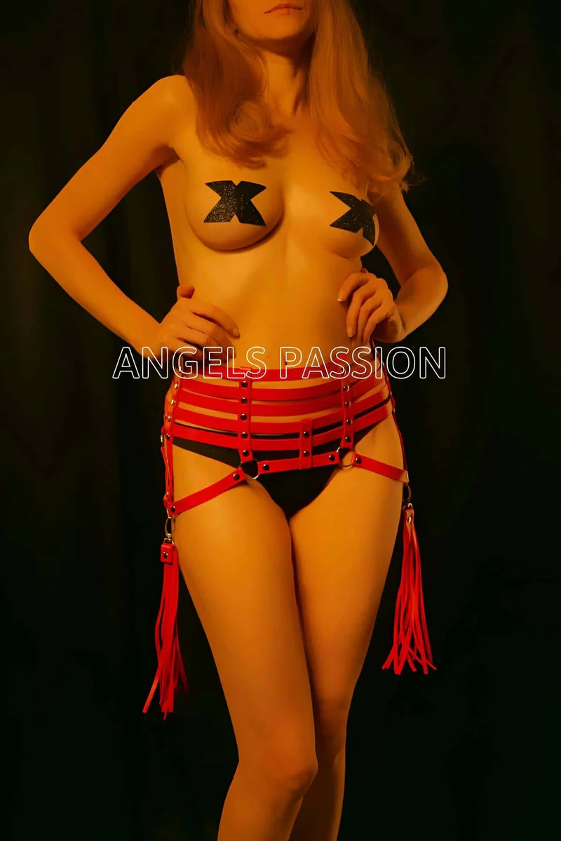 Strappy Red Garter
