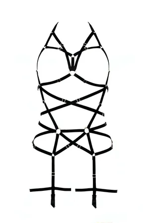 Şık ve Seksi Harness Jartiyer - APFT348