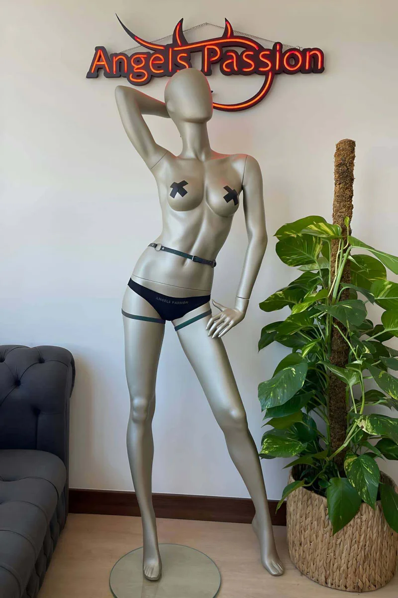 Adjustable Iridescent Harness Clubwear