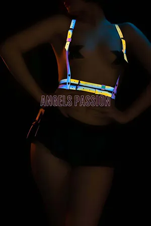 Multi-Color Reflective Body Harness Women Adjustable Straps Night Glow