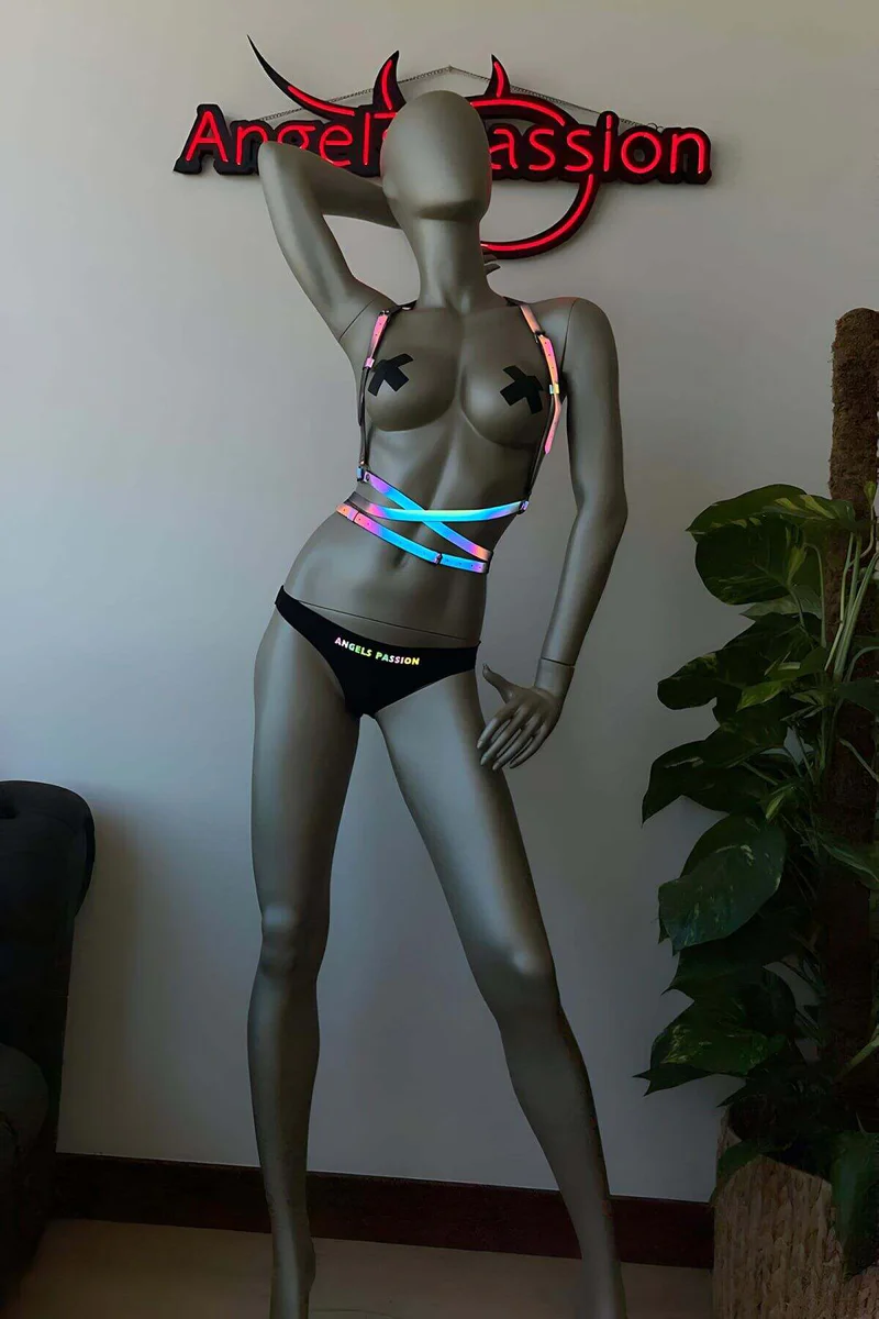 Rave Harness Outfit Close Up