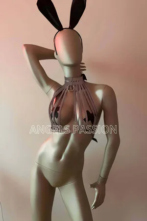 Reflective Strappy Halter Top with O-Ring Neck