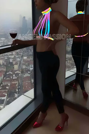 Rainbow Reflektörlü Seksi Harness Büstiyer - APFT551