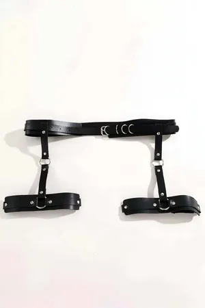Seksi Deri Jartiyer Harness - APFT804