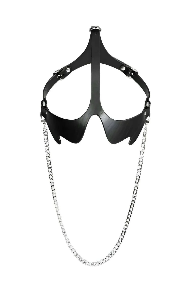 Vegan Leather Waist Harness Side Profile Adjustable Buck