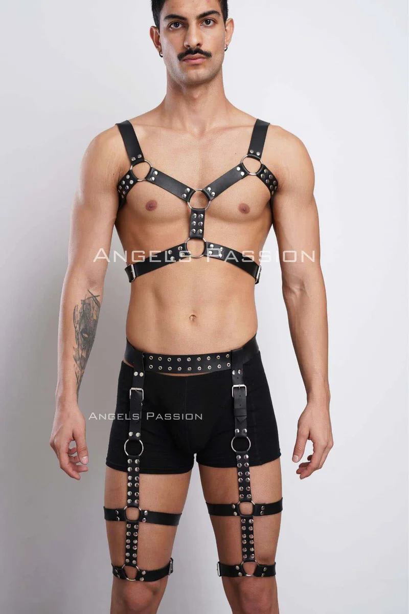 Full Body Harness with O-Ring Straps - 7