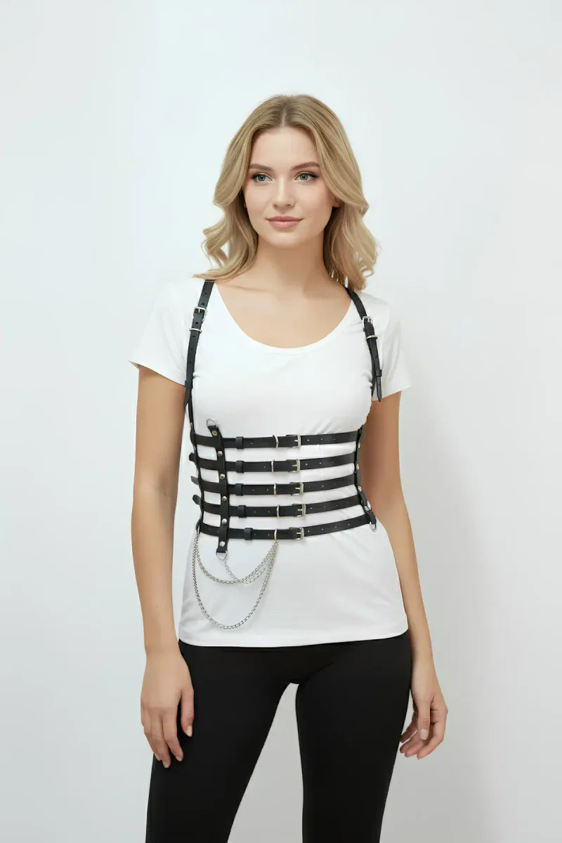 Full Body Harness Fashion Outfit Layer
