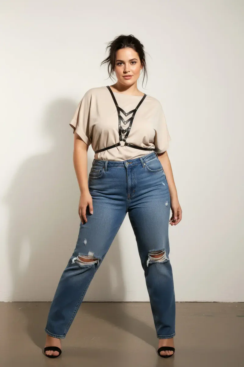 Fashion Harness Outfit Plus Size