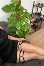 Rubber Leg Band - Black - Image 3