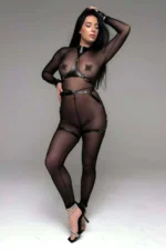 Sexy Bust and Buttock Shaping Belted Garter Set - SH1222