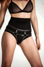 Fantasy Leather Panties, Sexy Leather Panty Harness - SH889