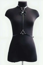 Neck and Waist Harness with Bow Detail - SH127 - Image 3