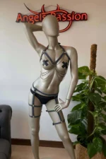 Nightclub Dresses with Reflective Harness Set - SH497 - Image 4