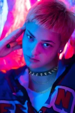 Siyah Deri Zımbalı ve Zincir Detaylı Choker Tasma Kolye SH975