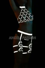 Club Dresses Dancer Outfits Reflective Harness - SH460