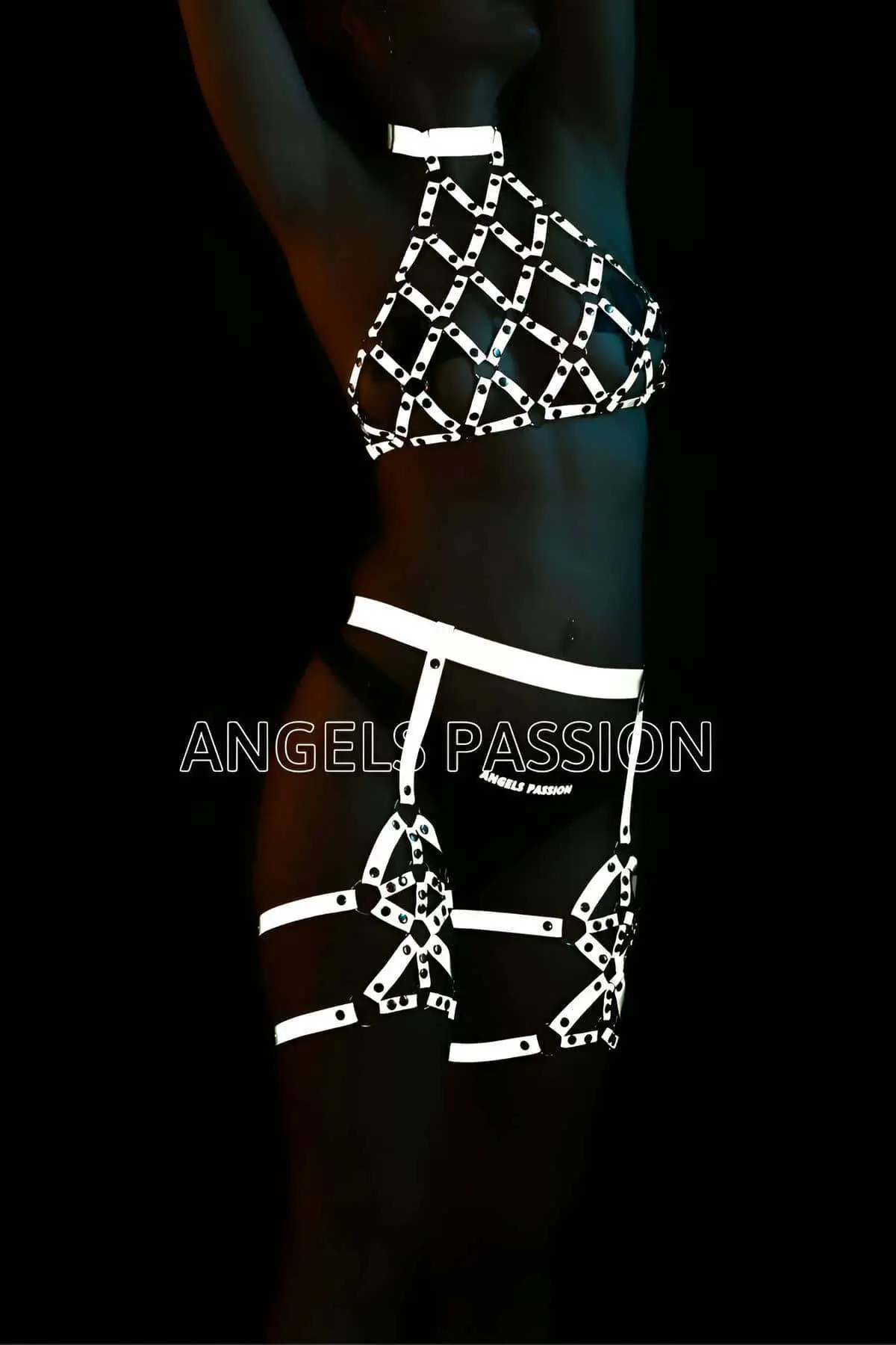 Club Dresses Dancer Outfits Reflective Harness - SH460