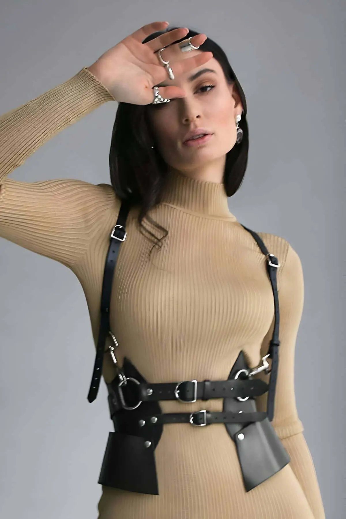 Leather Dress Belt, T-Shirt Belt, Stylish Leather Belt - SH1083