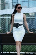 Leather Corset Belt, Elegant Dress Belt, Shirt Belt - SH604