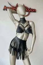 Fantasy Harness Set with Leather Tassel Skirt - Image 5