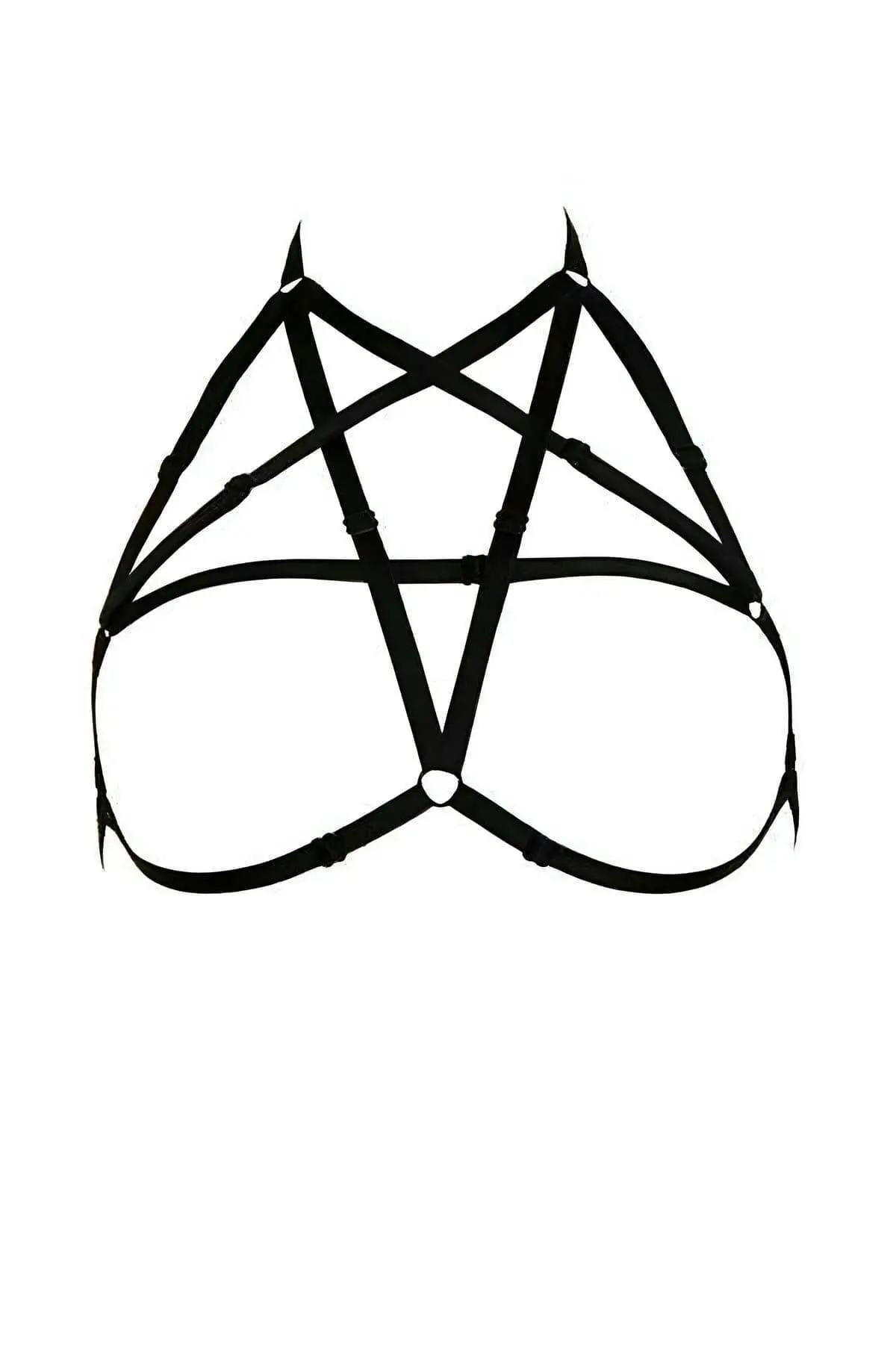 Stylish Pentagram Harness for the Chest Area - SH170