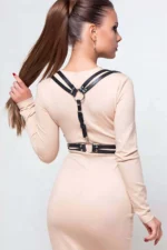 Stylish Leather Back Harness - SH194