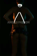 Detailed Sexy Harness with Reflective Bust - SH404 - Image 3