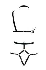Single Leg Link Sexy Rubber Harness - SH375 - Image 5
