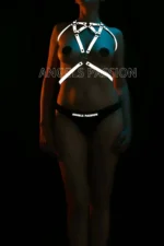 V-Log Dress Accessories White Reflective Harness - SH108