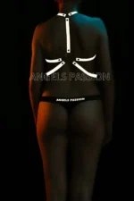 V-Log Dress Accessories White Reflective Harness - SH108 - Image 2