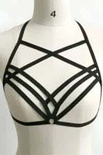 3-Row Cross Detail Sexy Harness - SH62 - Image 5