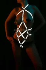 Staple Detail Reflective Body Harness - SH295