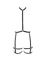 Siyah Boyun Bel ve Bacak Bağlantılı Body Harness SH150 - Image 2