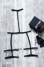 Siyah Boyun Bel ve Bacak Bağlantılı Body Harness SH150