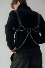 Zincir ve Halka Detaylı Erkek Harness SHM109 - Image 2