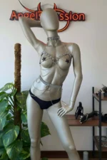 Chain and Reflector Detailed Sexy Harness - SH454 - Image 3