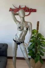 White Reflective Harness Special Garter Set - SH289 - Image 5