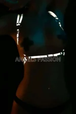 White Reflective Thin Vest Harness - SH194