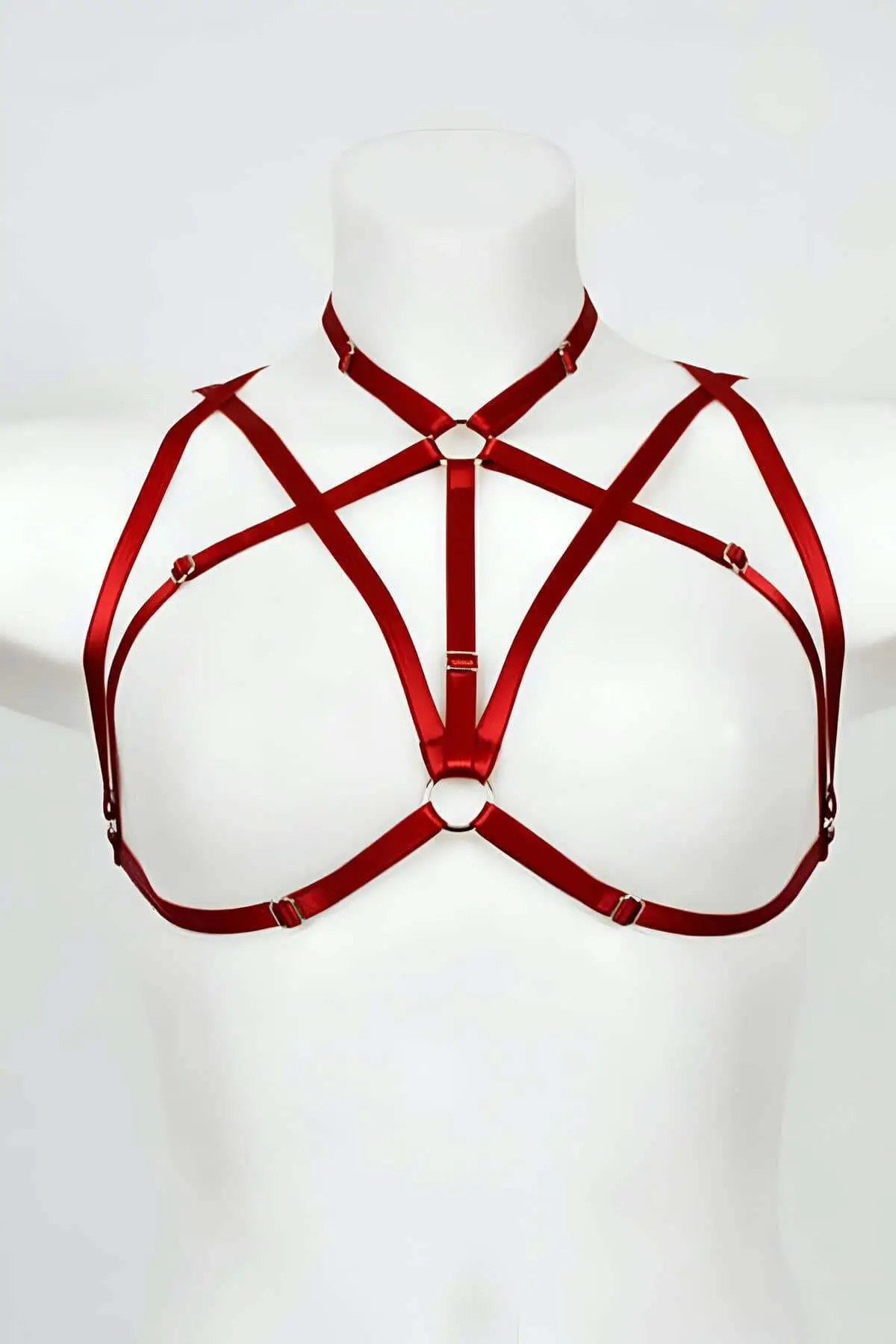 Neck-Tie Fetish Breast Harness - SH166