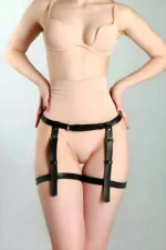 Basic Garter Leather Harness - SH1209 - Image 2