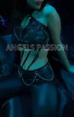 Stylish Leather and Chain Harness Set - SH413 - Image 3