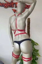 Women's Lingerie Leather Garter Set - SH525 - Image 3