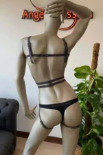 Pole Dance Outfits - Stylish Reflective Body Harness - Image 3